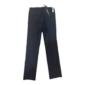 IKKS Adjustable Waist Navy Blue White Label Slack Pants Size 10 Brand New
